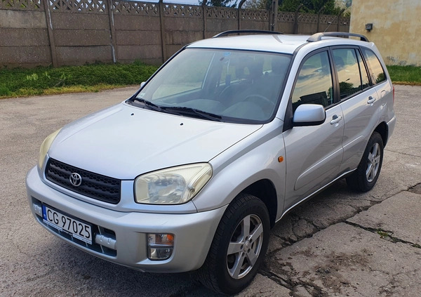 Toyota RAV4 cena 30500 przebieg: 122645, rok produkcji 2003 z Grudziądz małe 301